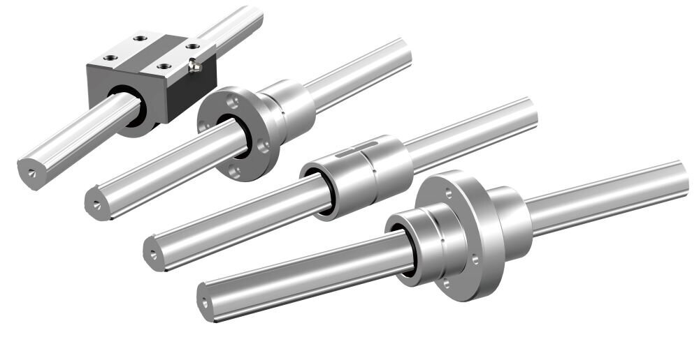Ball spline rolling guides