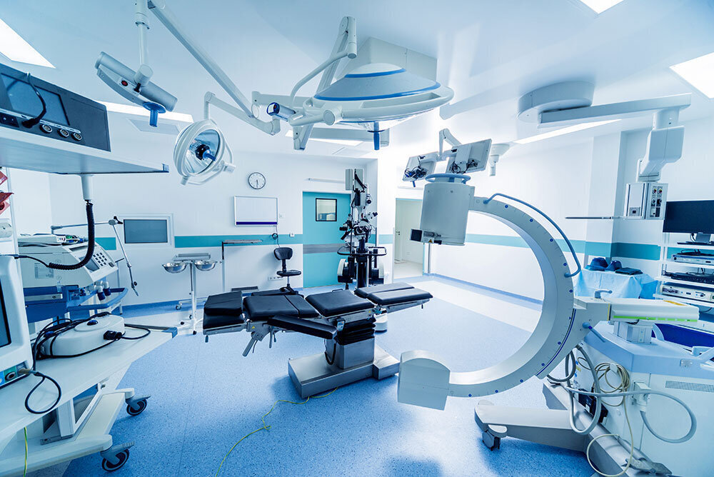 Medical devices being used in a clinical setting