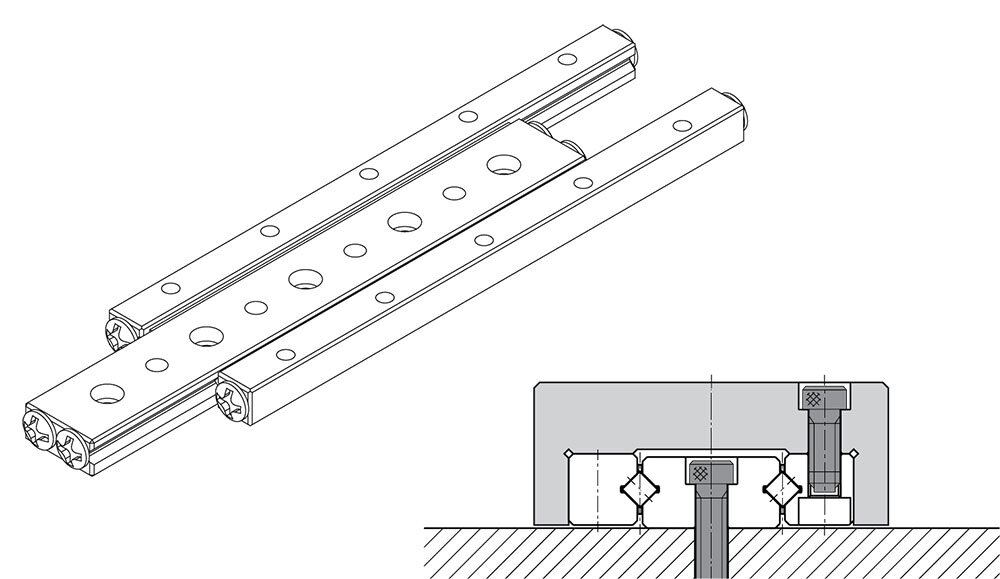 Cross Roller Guide VRG-W