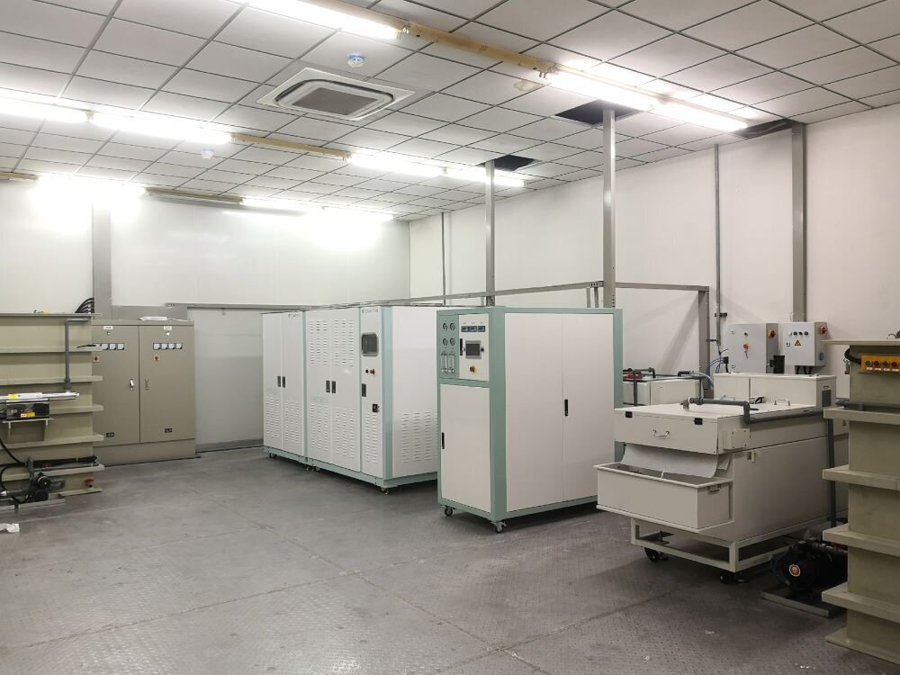 Installed Water-Soluble Waste Fluid Treatment System