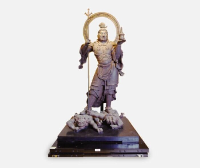 Example application: National Treasure: Standing Bishamonten, Ganjoju-in Temple