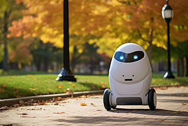 自律移動する搬送ロボットは何を見ている？