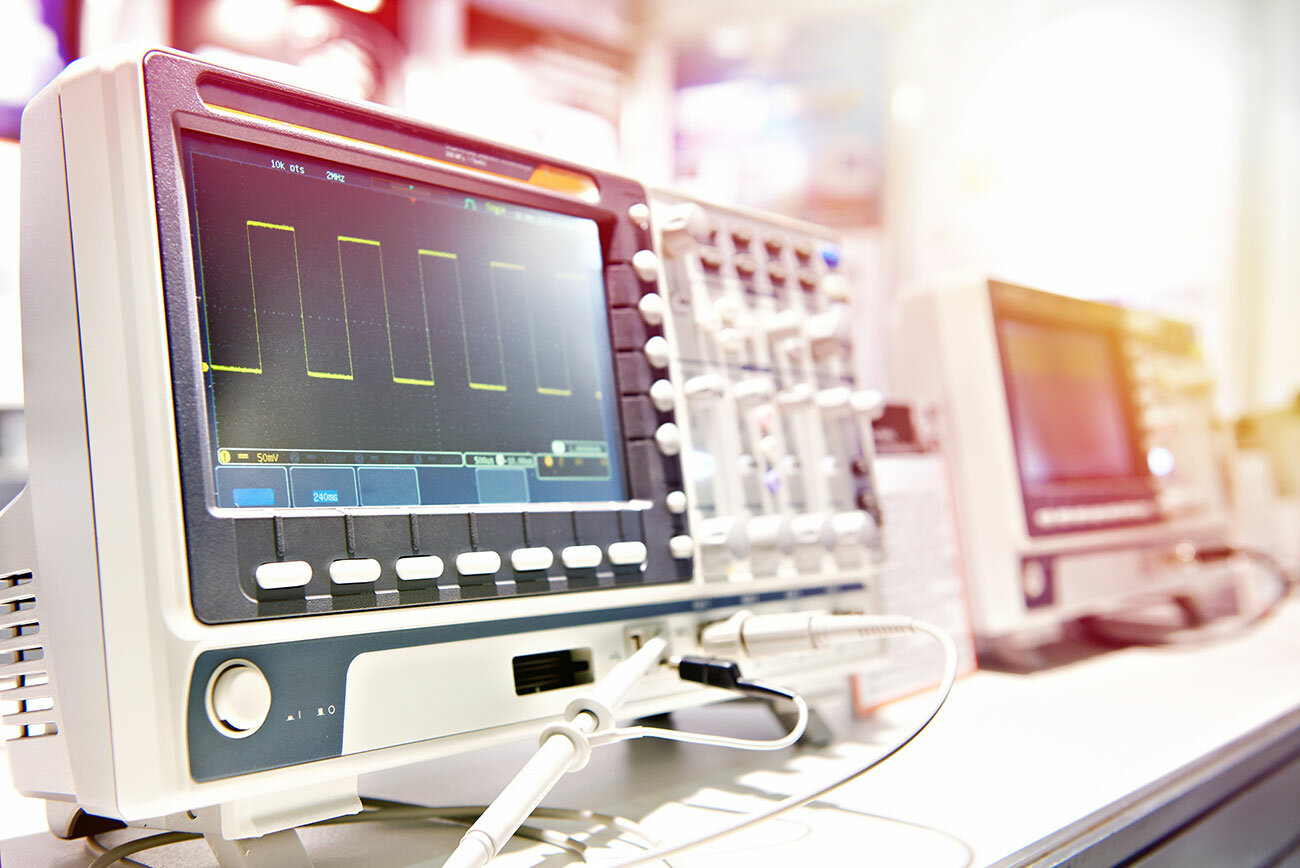 Waveform of a timing device sending ON/OFF signals at a set frequency