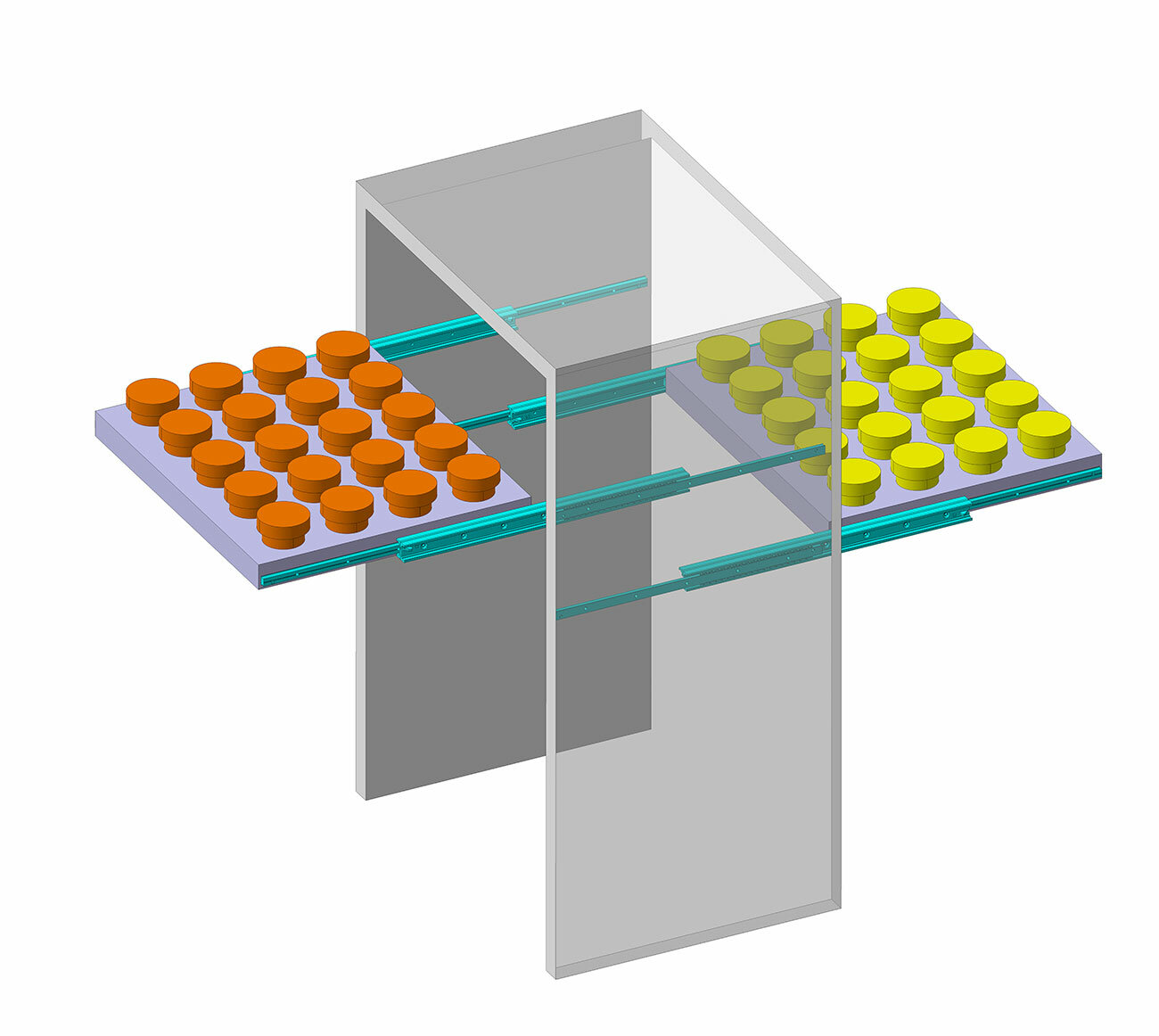 Illustration of example workpiece stocker application
