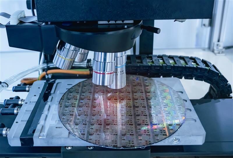 半導体製造プロセスで使用されるウェーハ外観検査装置の画像