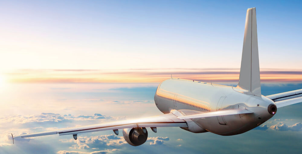 An airplane