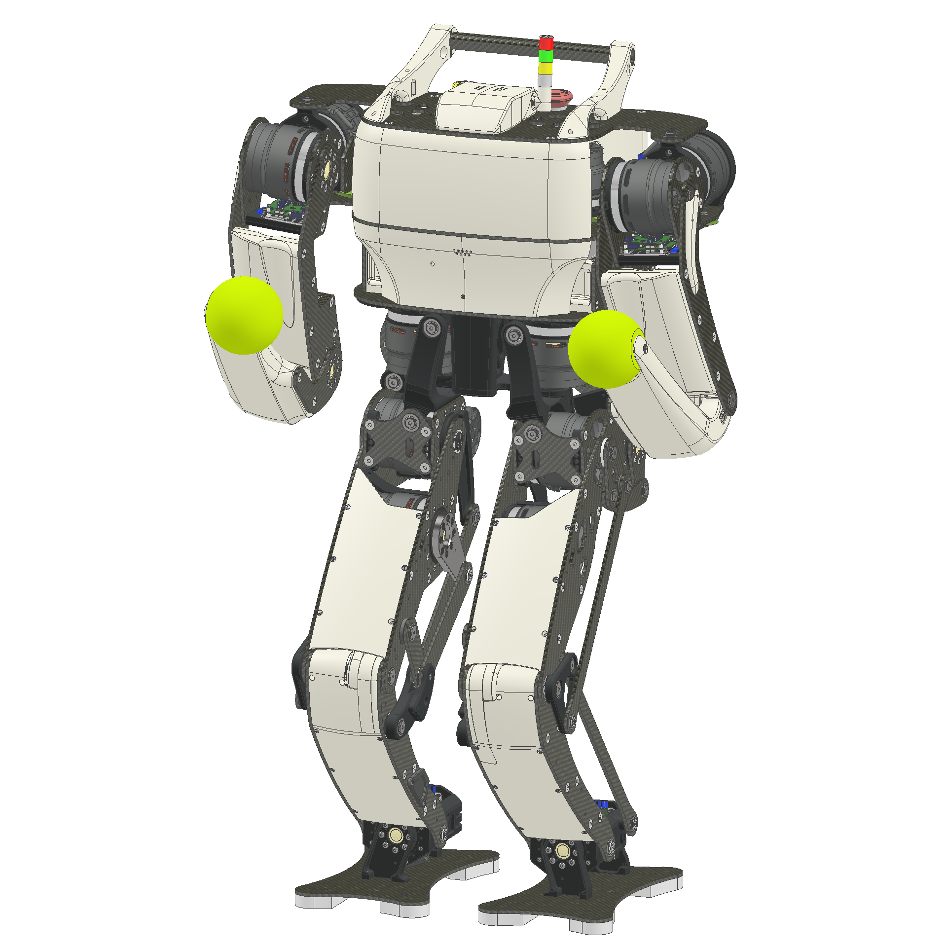 THKの開発したヒューマノイドロボット FRED