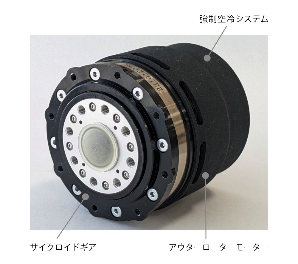 ヒューマノイドロボット FREDに使用されているアクチュエータの構造
