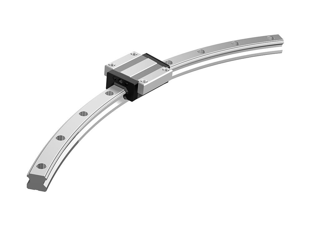 The Curved LM Guide Model HCR provides highly accurate circular motion