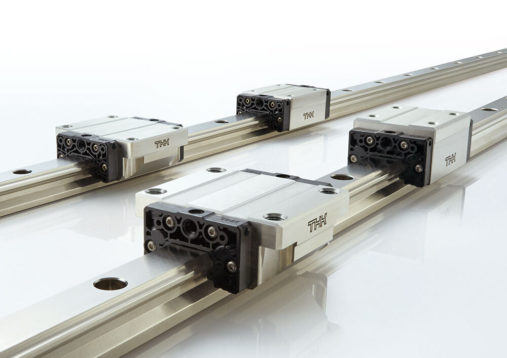 The Low-Magnetic Permeability LM Guide Model HSR-M3 is compatible with strong magnetic fields