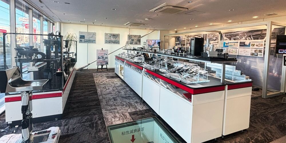 THK豊田支店の1階にあるショールーム全体図