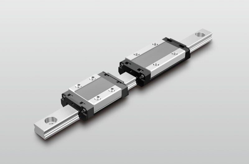 The LM Guide used in the robotic leg prosthesis