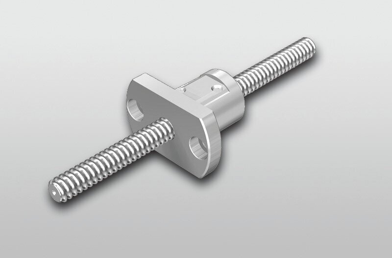 The ball screw used in the robotic leg prosthesis