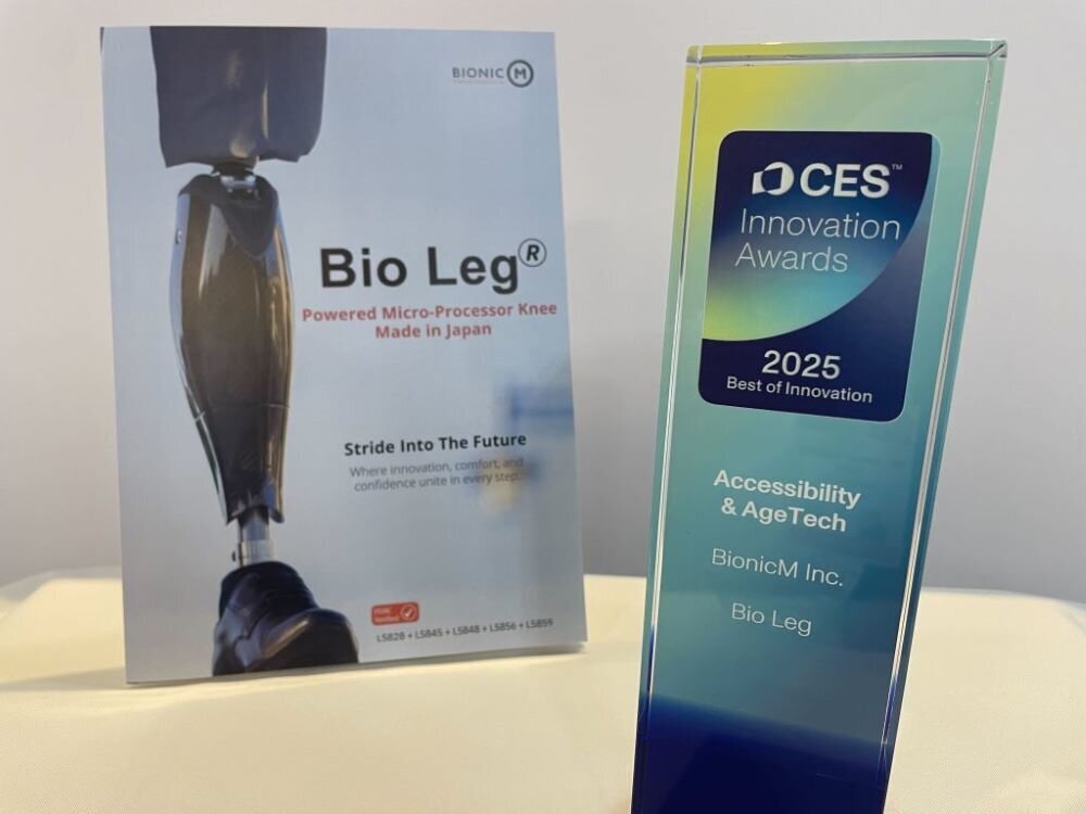 Best of Innovation trophy awarded to the Bio Leg® at CES 2025