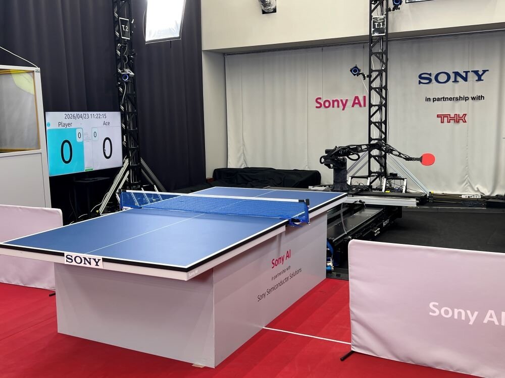ソニーAIの卓球ロボット（AIエージェント）「Ace」を支えるTHKの高速・高精度技術