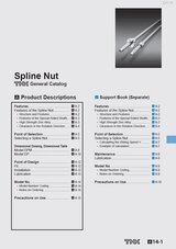 Spline Nut General Catalog