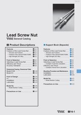 Lead Screw Nut General Catalog
