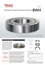 High-Speed, Double-Row Angular Contact Ring BWH