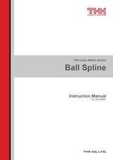Ball Spline Instruction Manual