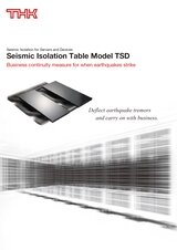 Seismic Isolation Table Model TSD