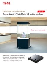 Seismic Isolation Table Model VIT for Display Cases