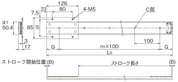 FBW50110XR形｜その他直線運動案内｜製品情報｜THKオフィシャルウェブ