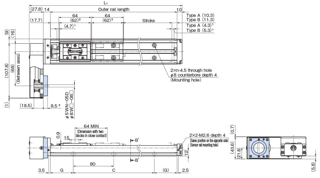 Compact Series KR26｜LM Guide Actuator｜Product Information｜THK