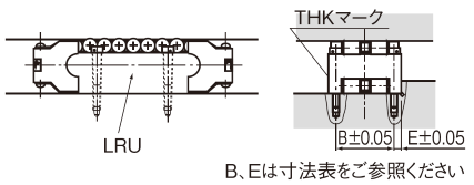 LMローラーの取付け|設計のポイント|その他直線運動案内|製品 LMローラーの取付け|設計のポイント|その他直線運動案内|製品