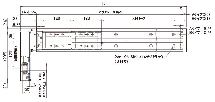 コンパクト SKR55｜LMガイドアクチュエータ｜製品情報｜THK