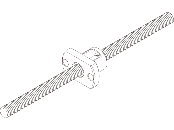 THK 転造ボールねじ TS2505-1000L THK(株)