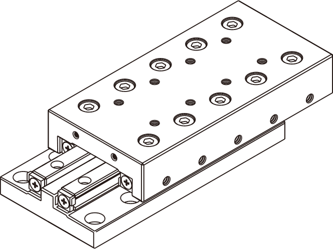 Cross-Roller Table Model VRU - Other Linear Motion Guides