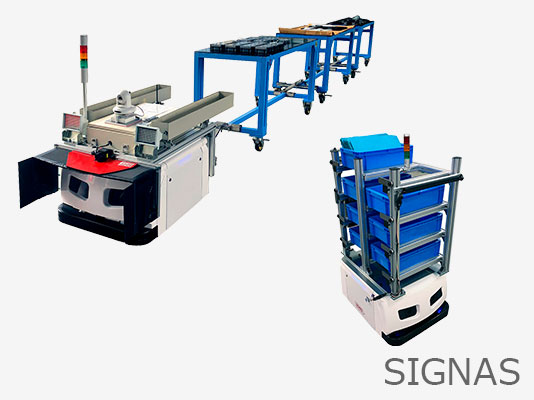 自律移動搬送ロボット SIGNAS
