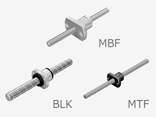 ミニチュアボールねじ MBF/BLK/MTF