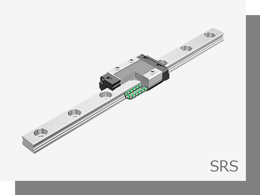 Loại thanh dẫn hướng mini có vòng cách bi Model SRS