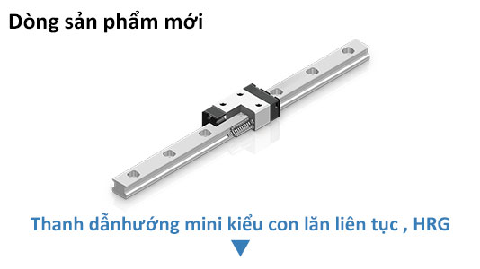 Thanh dẫnhướng mini kiểu con lăn liên tục , HRG