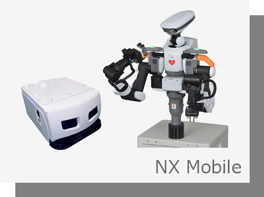 【搬送ロボットSIGNASと協働ロボットNEXTAGE Fillieが連携】
NX Mobile