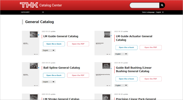 THK Catalog Center