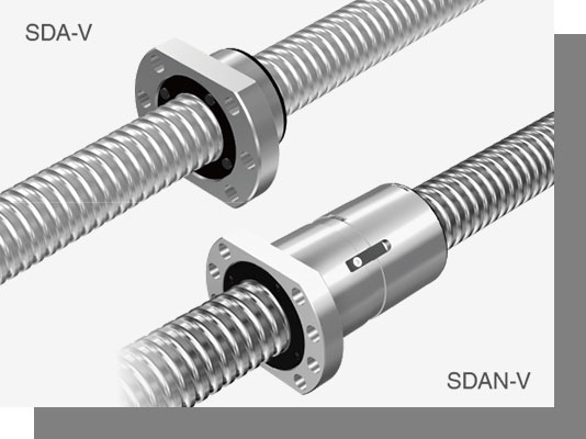 滾珠保持器型精密滾珠螺桿(SDA-V/SDAN-V)