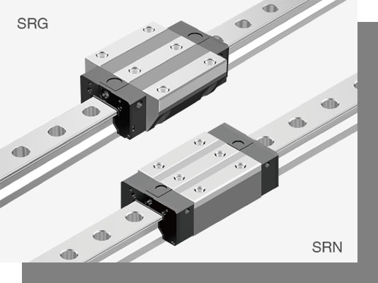 超超高剛性滾柱保持器型LM導軌(SRG/SRN)