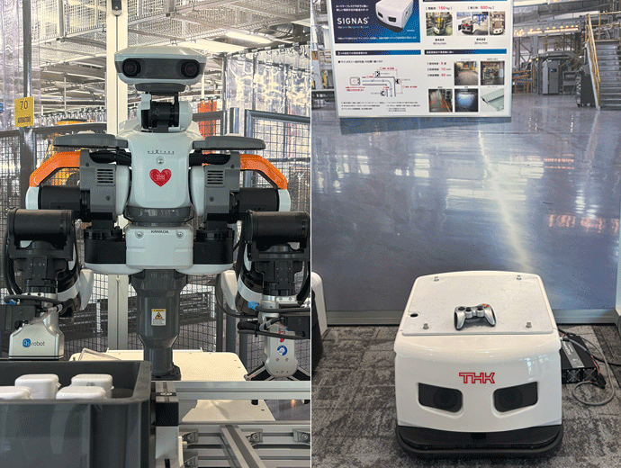 搬送ロボット「SIGNAS®」 協働ロボット「NEXTAGE」のデモ機
