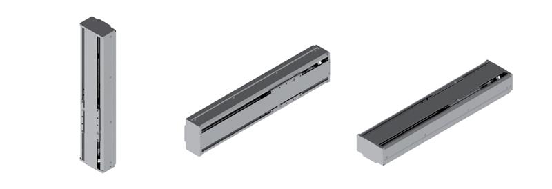 直動モジュールの取付姿勢を選定(壁掛・垂直・天吊)