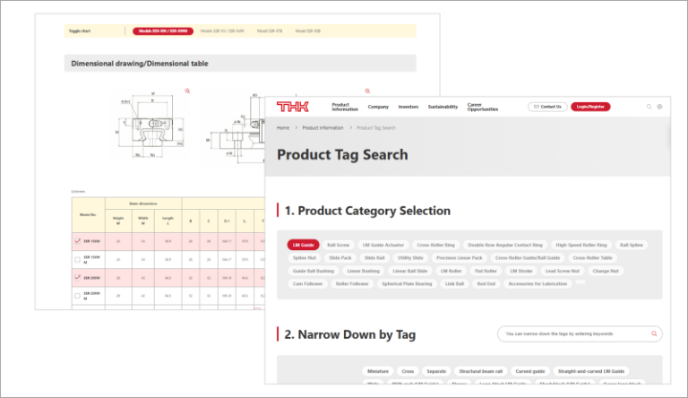 THK Online Services | THK Official Web Site [Europe]