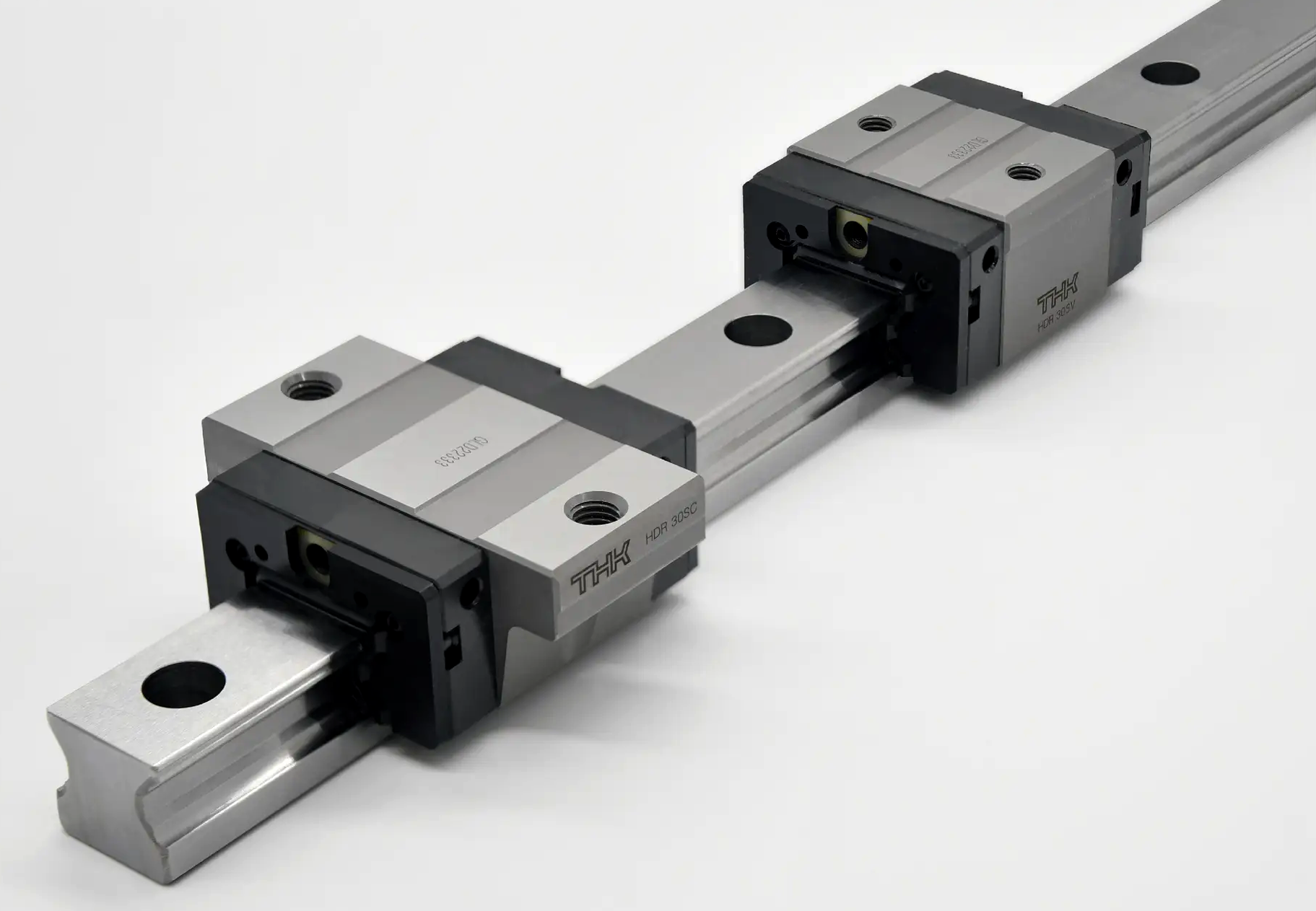LM Guide / Linear Guide HDR with short blocks optimally suited for single rail systems