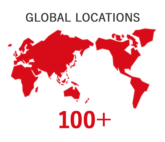 Global Locations 100 plus