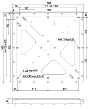 Dimensions du module de liaison