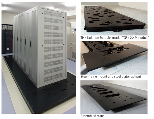 Seismic floor isolation that protects the entire floor