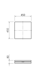 Dimensions de l'unité TSD-400