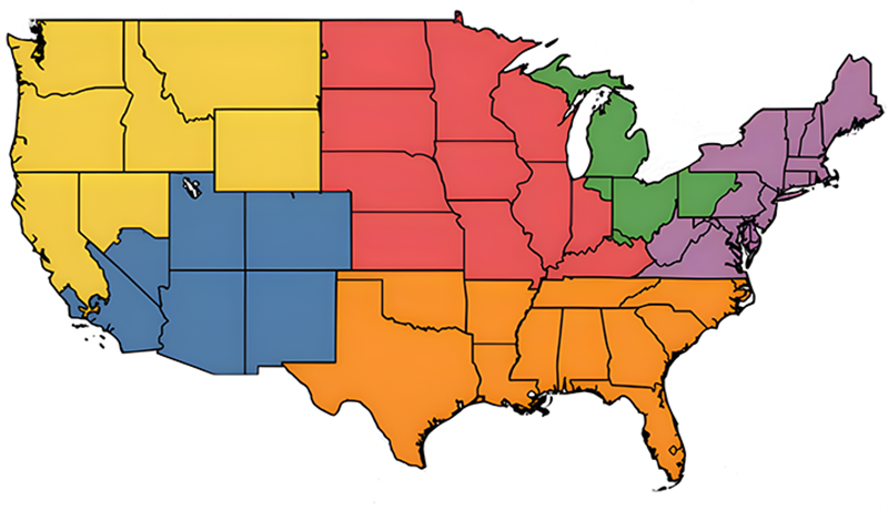 United States map