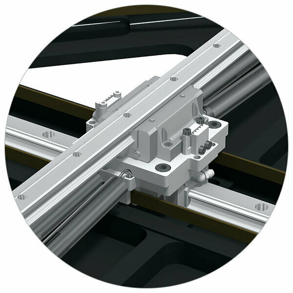 Perpendicular LM Guide units